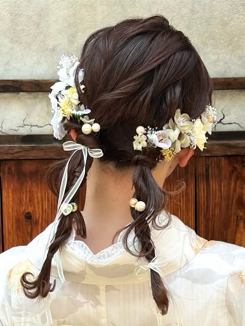 着物に似合うヘアアレンジ(2025年8月4日の投稿)