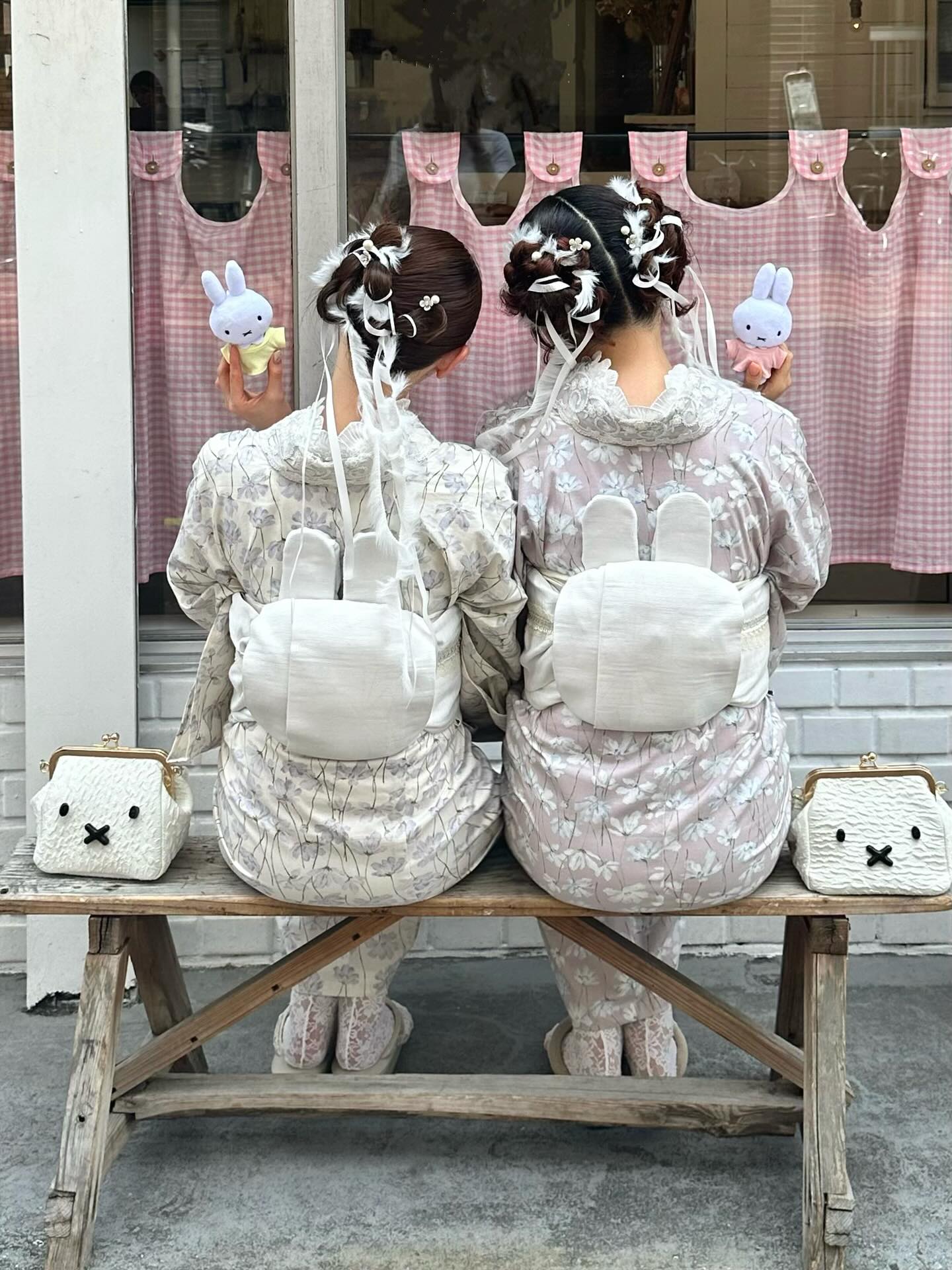 浅草散策に似合う着物コーディネート
