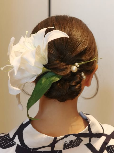 着物に似合うヘアアレンジ(2026年8月14日の投稿)